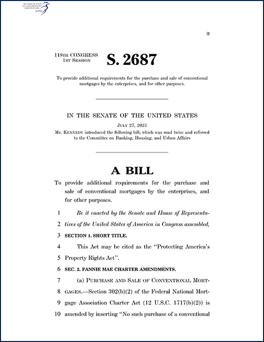 Senate Bill - 2687
