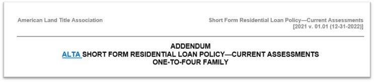 Policy form 2